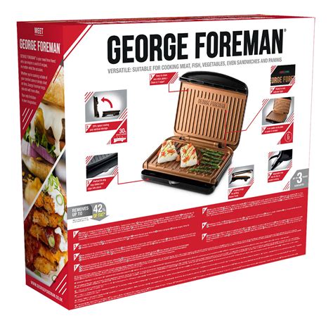 Fit grill - George Foreman 25800 Small Fit Grill - Versatile Griddle, Hot Plate and Toastie Machine with Speedy Heat Up and Easy Cleaning, Black . £18.00 Check price . 3. Immersa Grill: The best George ...